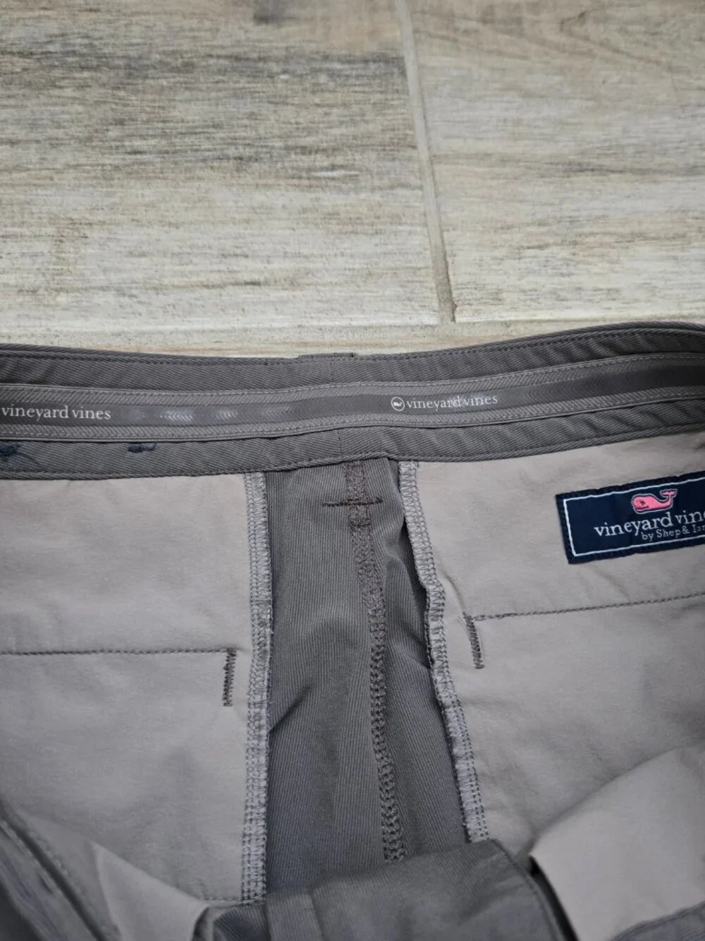 Vineyard Vines Slim Performance Golf Pants Mens Slate Grey Stretch 28W 30L